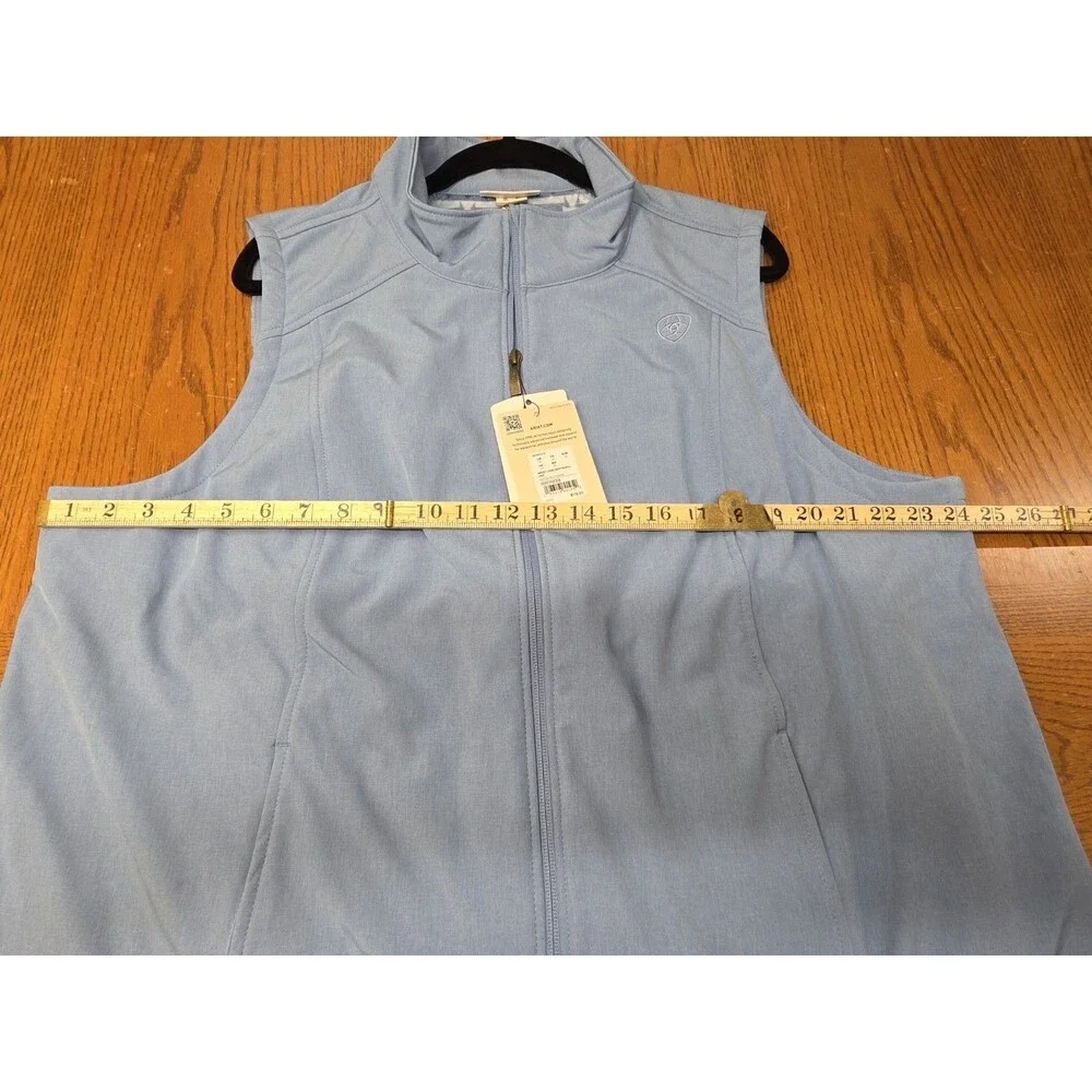 NWT Ariat Soft Shell Blue Vest Conceal Carry Plus Size 2X Vest
